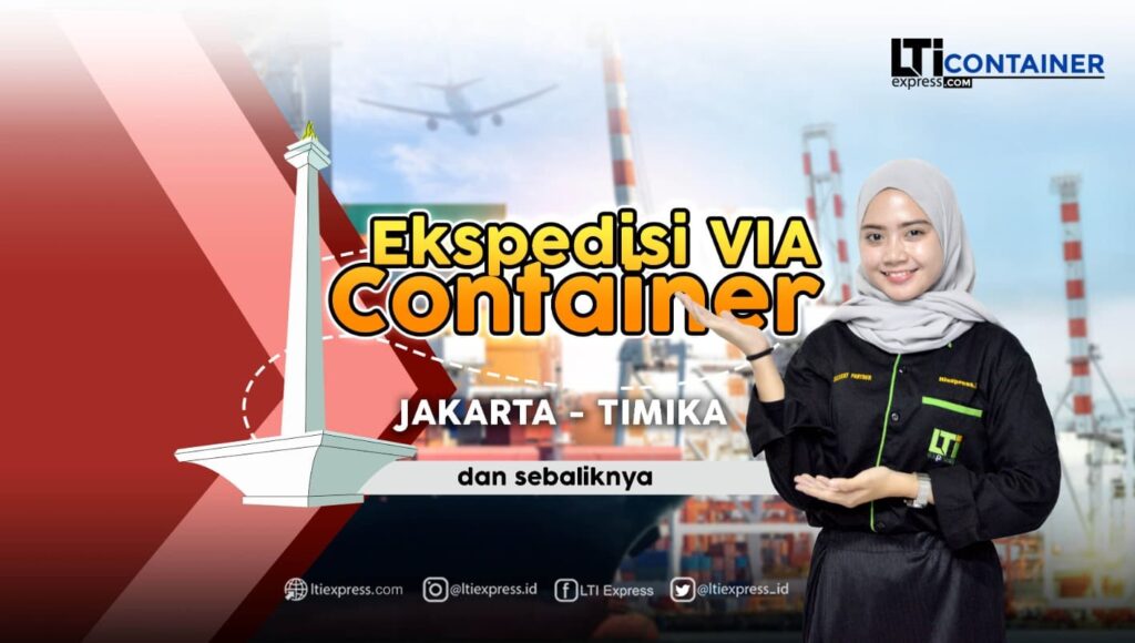ekspedisi container jakarta timika