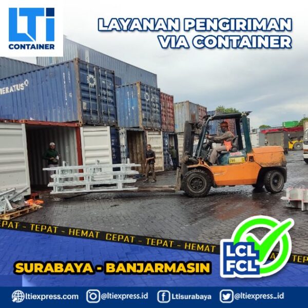 ekspedisi container Surabaya Banjarmasin