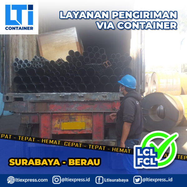 ekspedisi container surabaya berau