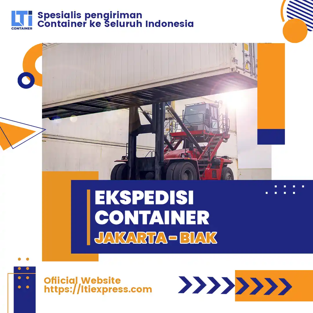 ekspedisi container jakarta biak