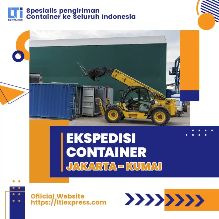 ekspedisi container jakarta kumai