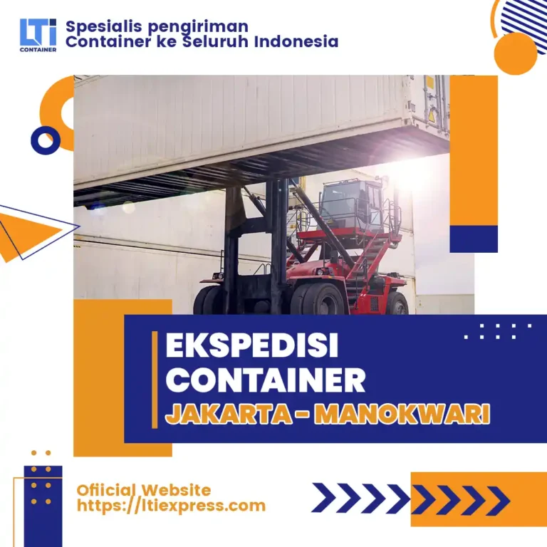 ekspedisi container jakarta manokwari