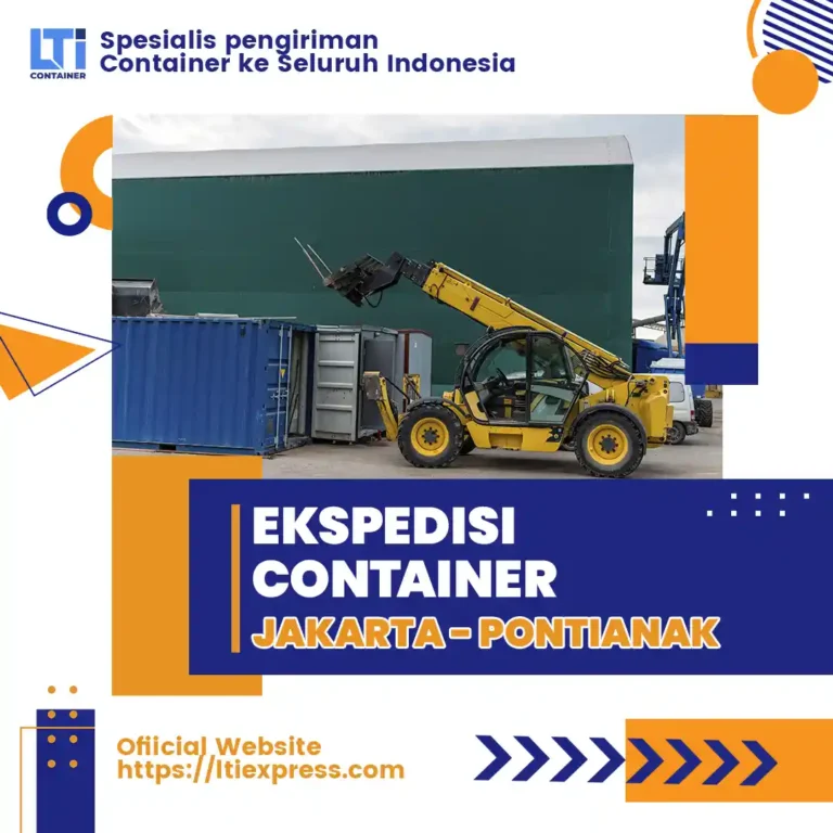 ekspedisi container jakarta pontianak