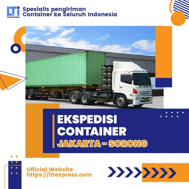 ekspedisi container jakarta sorong