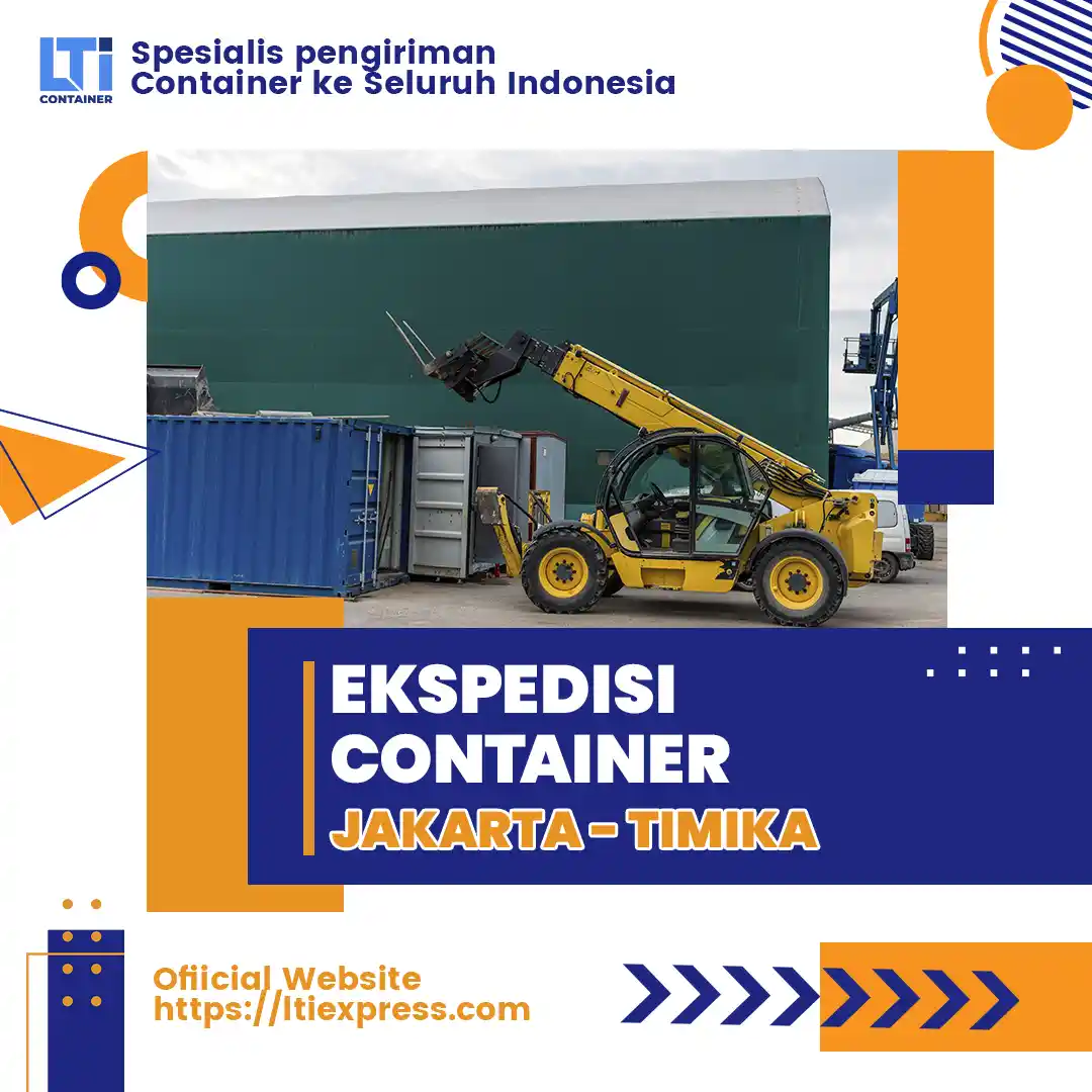 ekspedisi container jakarta timika