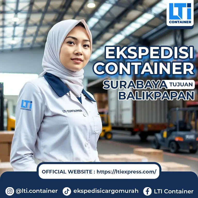 ekspedisi container surabaya balikpapan