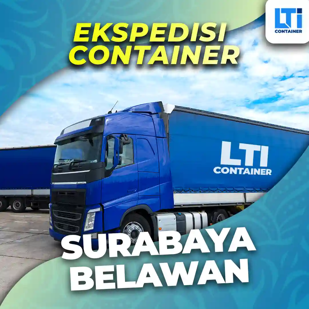 ekspedisi container surabaya belawan