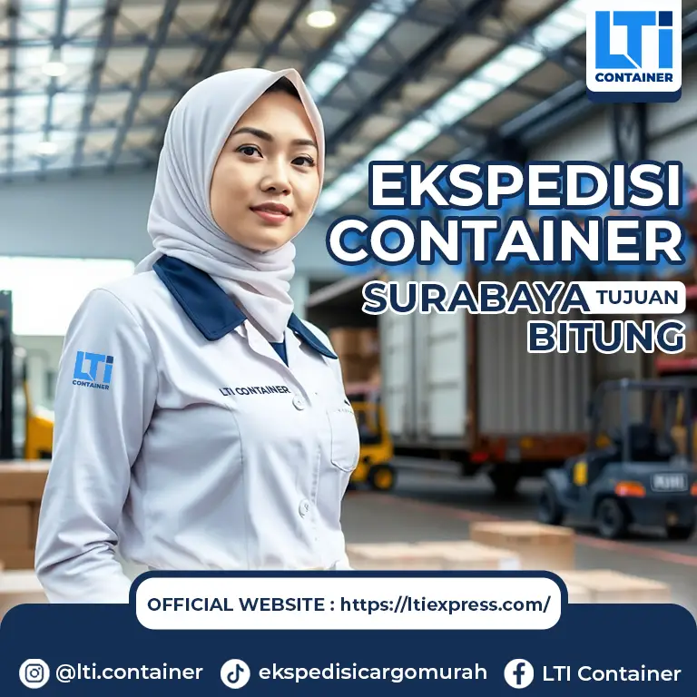 ekspedisi container surabaya bitung