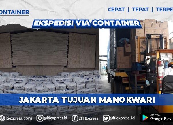 ekspedisi container jakarta manokwari