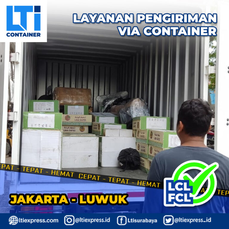 ekspedisi container Jakarta Luwuk