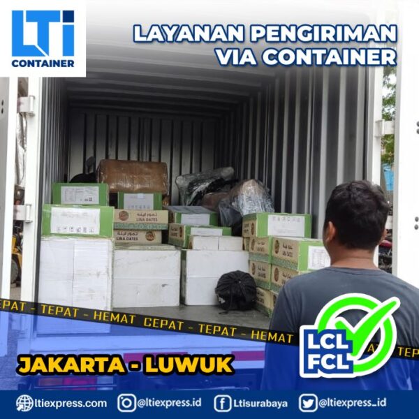 biaya ekspedisi container Jakarta Luwuk
