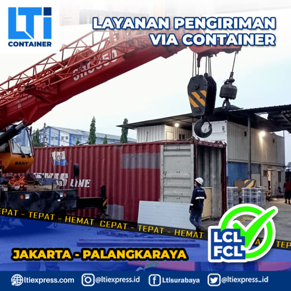 ekspedisi container jakarta palangkaraya