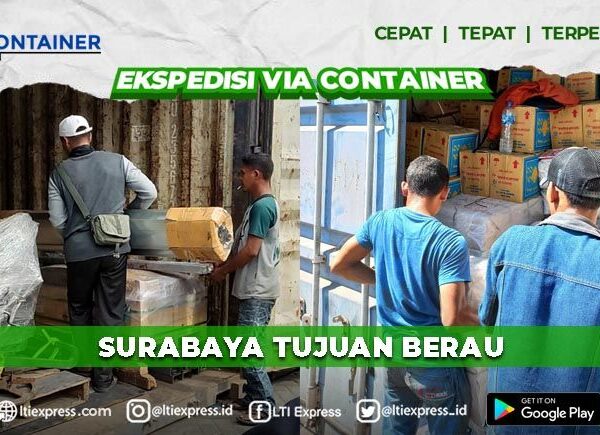 ekspedisi container surabaya berau