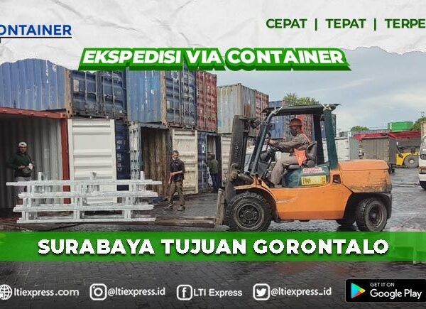 ekspedisi container surabaya gorontalo
