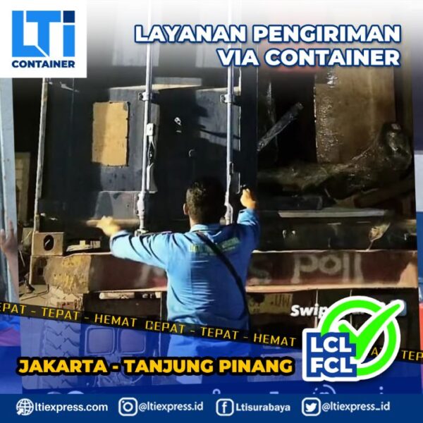 ekspedisi container Jakarta Tanjung Pinang