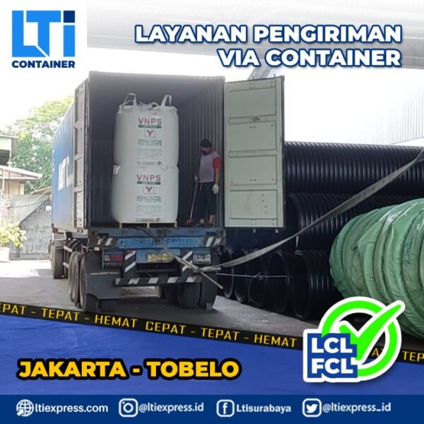 biaya ekspedisi container Jakarta Tobelo