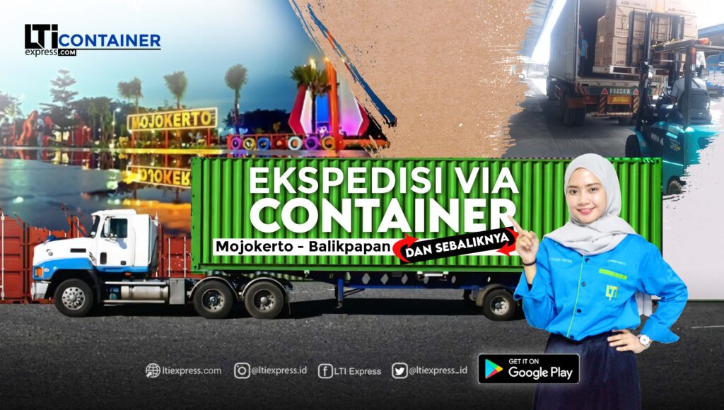 ekspedisi container mojokerto balikpapan