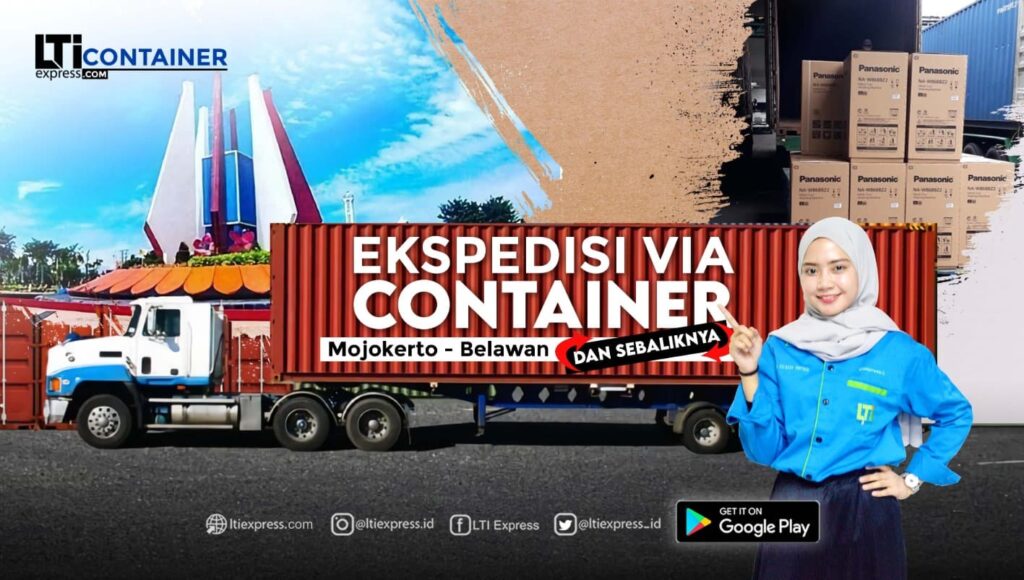 container mojokerto belawan