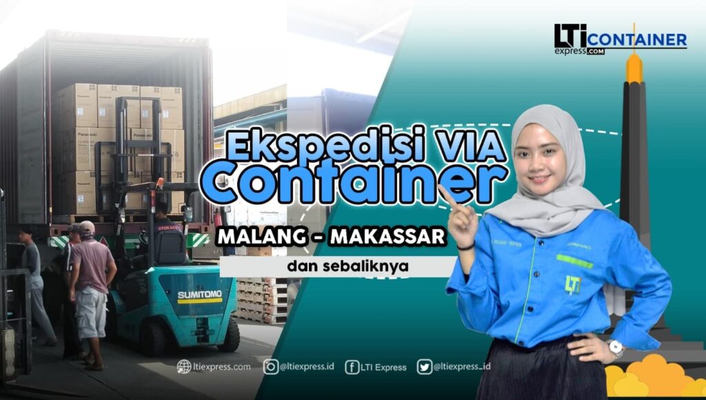 ekspedisi container malang makassar