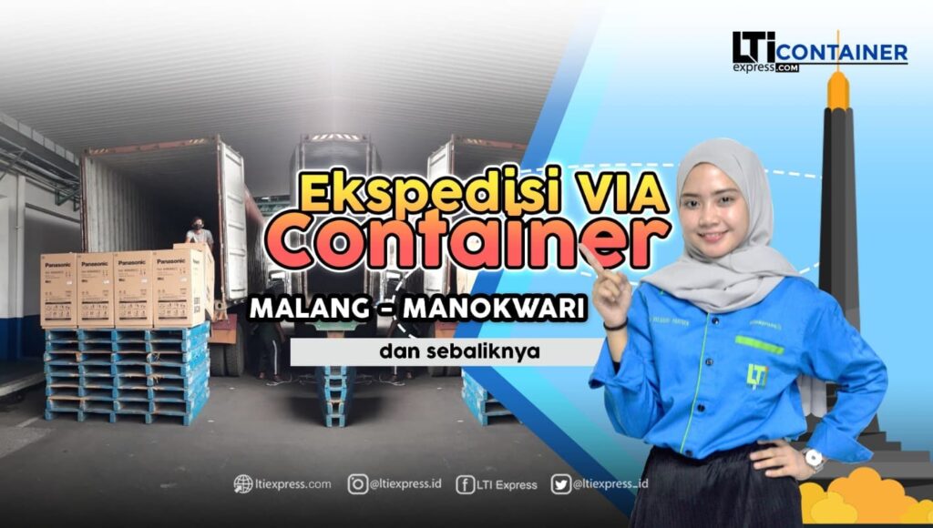 ekspedisi container malang manokwari