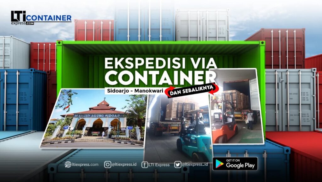 ekspedisi container sidoarjo manokwari