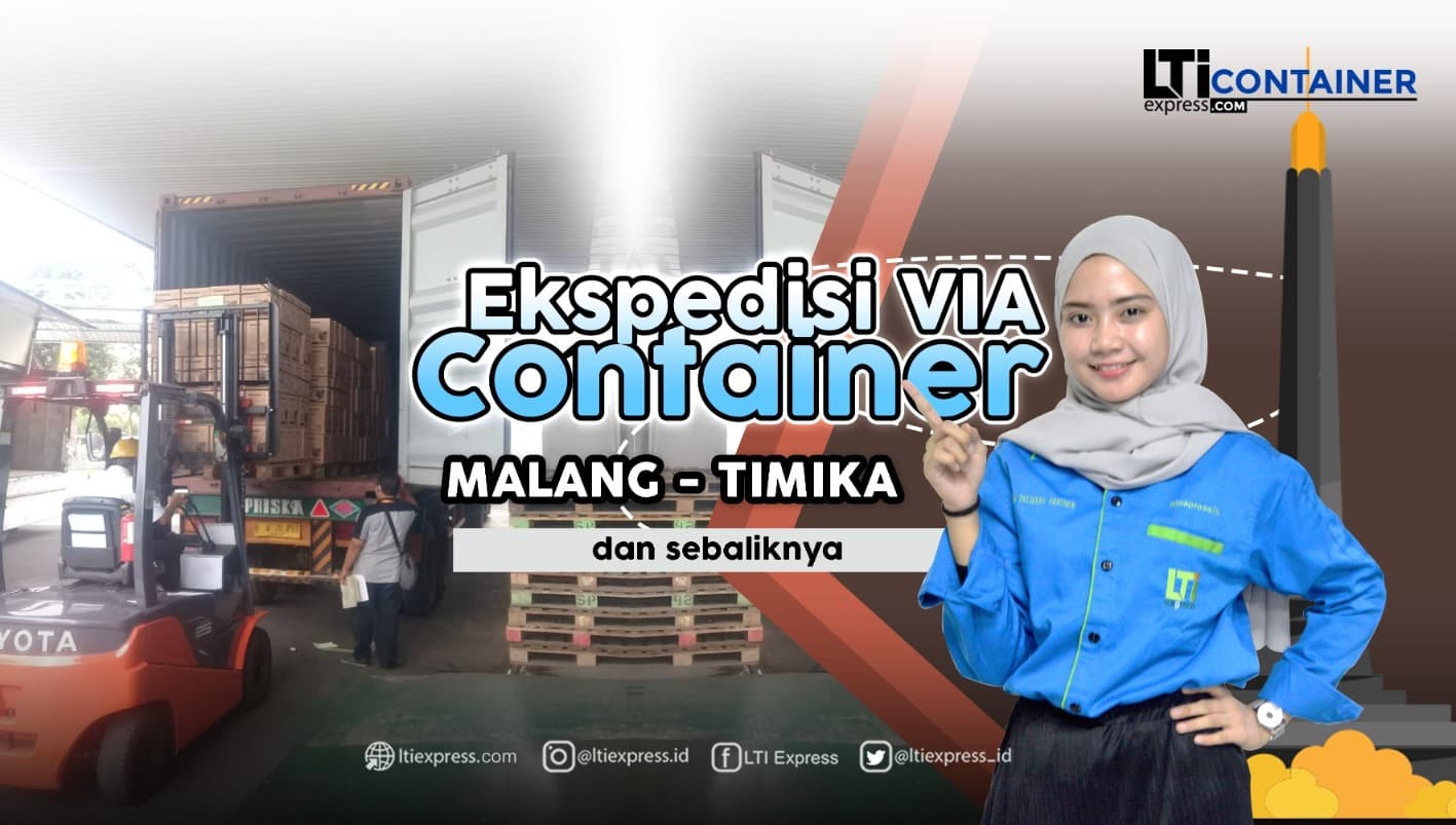 ekspedisi container surabaya timika