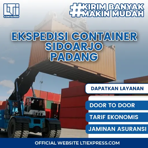 ekspedisi container sidoarjo padang