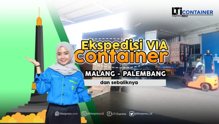 ekspedisi container malang palembang