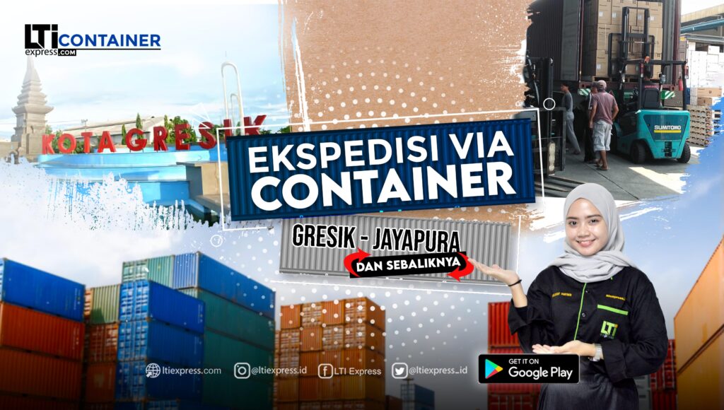 container gresik jayapura
