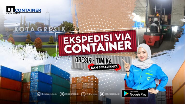 container gresik timika