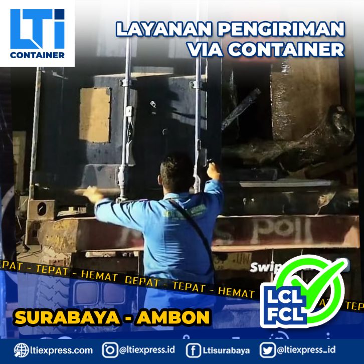 ekspedisi container Surabaya Ambon