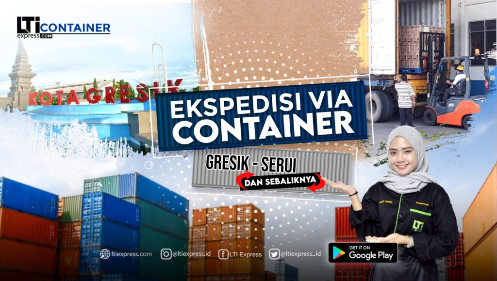 container gresik serui