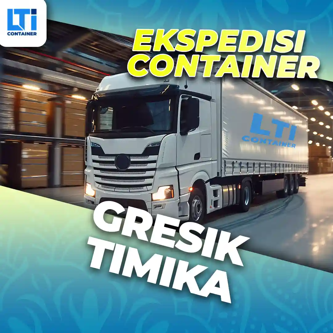 ekspedisi container gresik timika