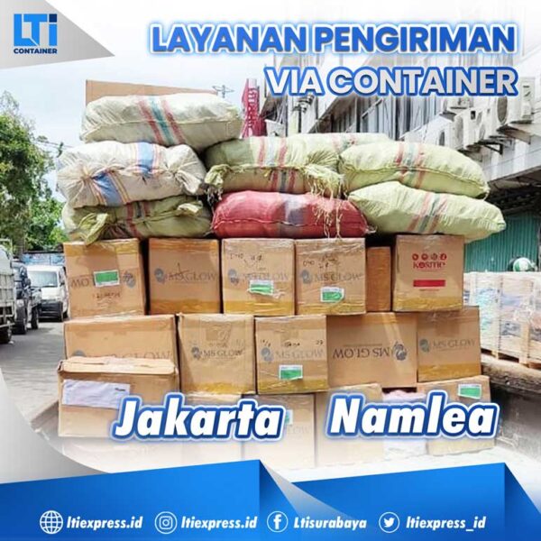 ekspedisi container jakarta namlea