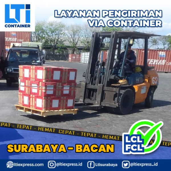 pengiriman container Surabaya Bacan