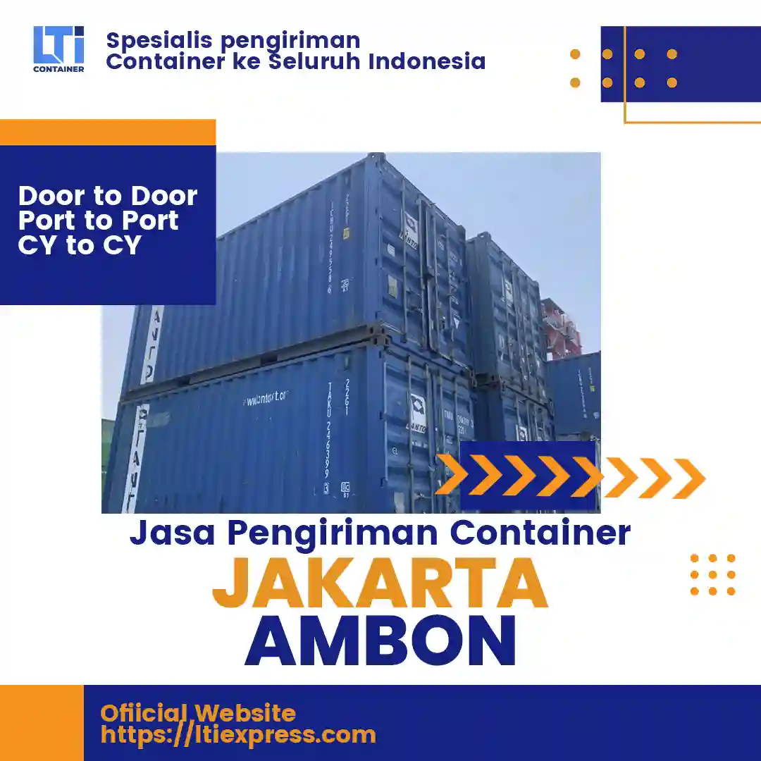 Jasa Pengiriman Container Jakarta Ambon