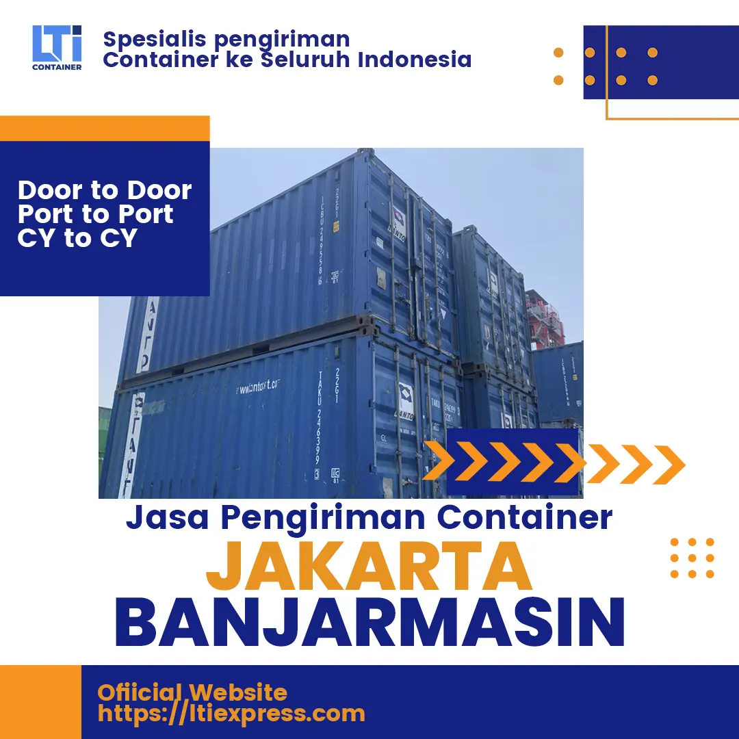 Jasa Pengiriman Container Jakarta Banjarmasin