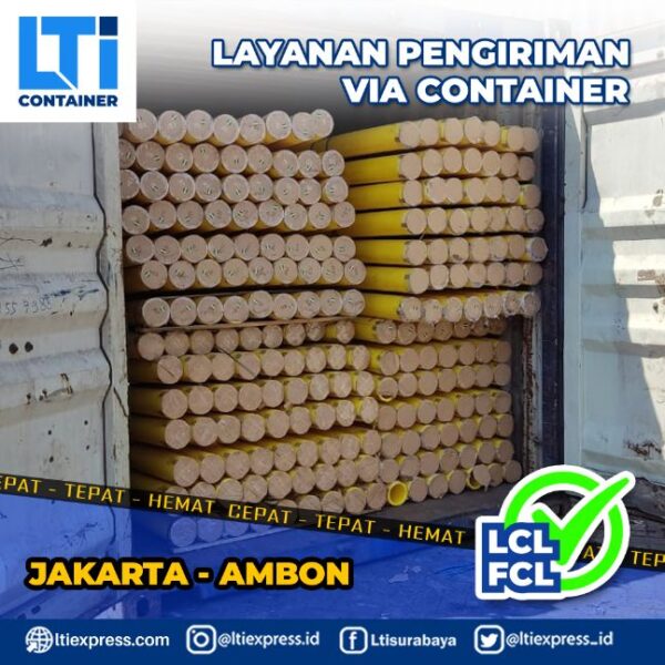 pengiriman container Jakarta Ambon