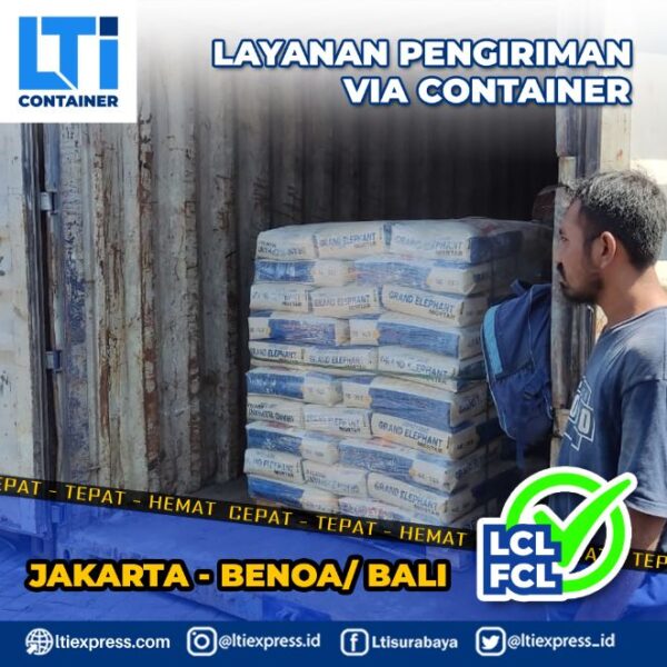 pengiriman container Jakarta Benoa