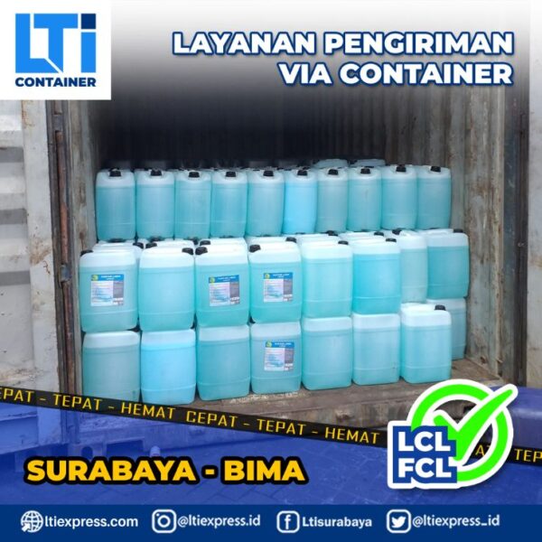 pengiriman container Surabaya Bima