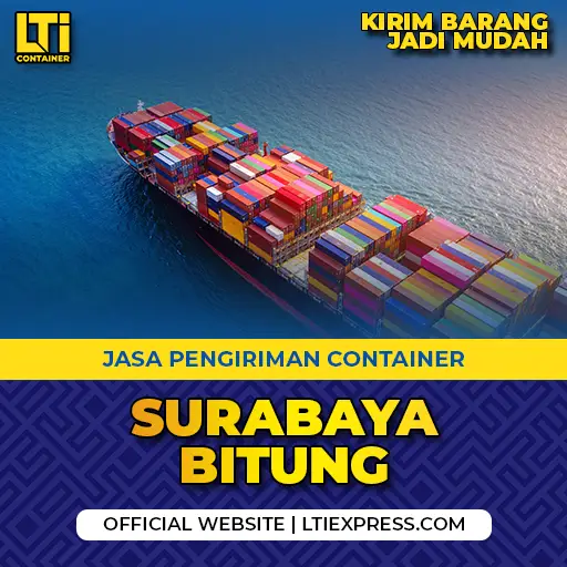 jasa pengiriman container surabaya bitung