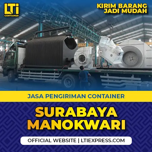 jasa pengiriman container surabaya manokwari