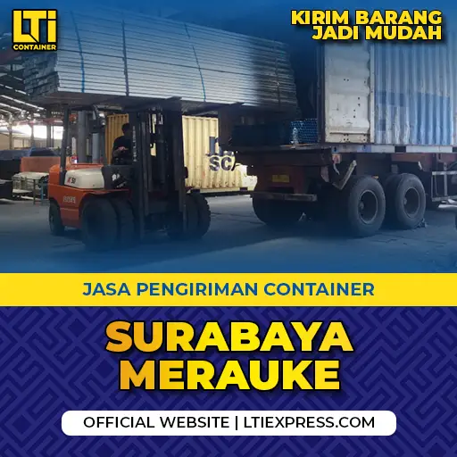 jasa pengiriman container surabaya merauke