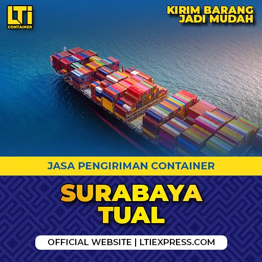jasa pengiriman container surabaya tual