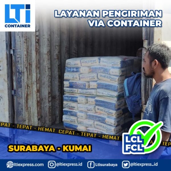 pengiriman container Surabaya Kumai