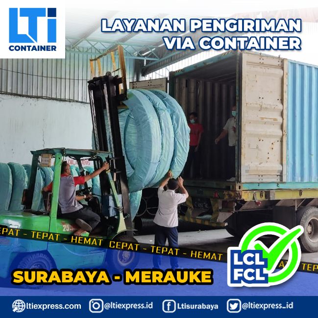 pengiriman container Surabaya Merauke