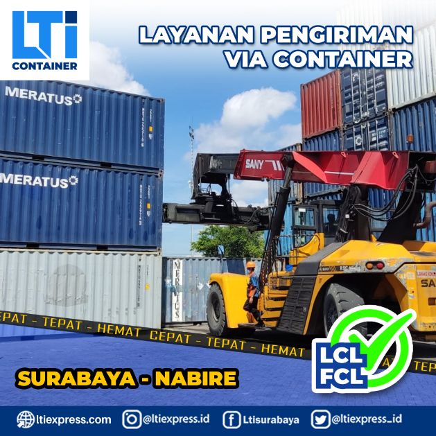 pengiriman container Surabaya Nabire