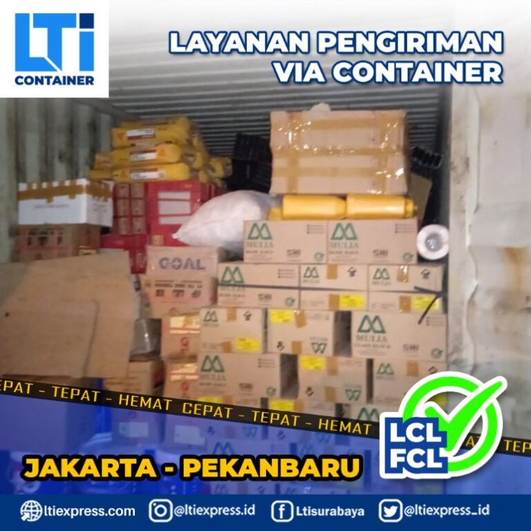 pengiriman container Jakarta Pekanbaru