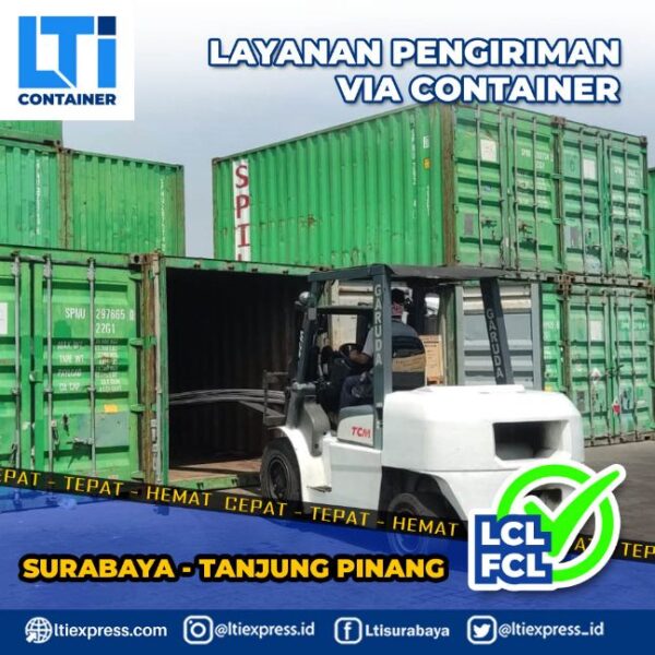 pengiriman container Surabaya Tanjung Pinang