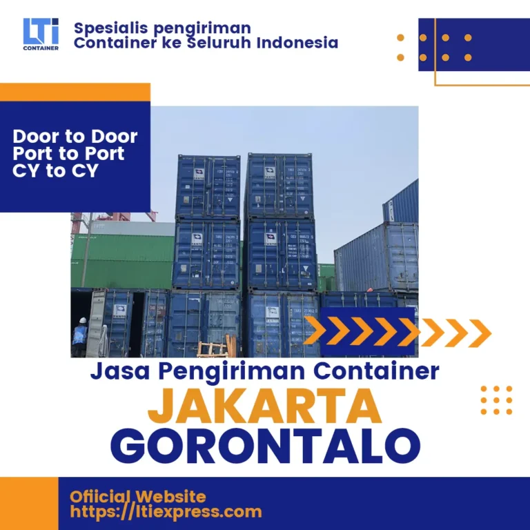Jasa Pengiriman Container Jakarta Gorontalo